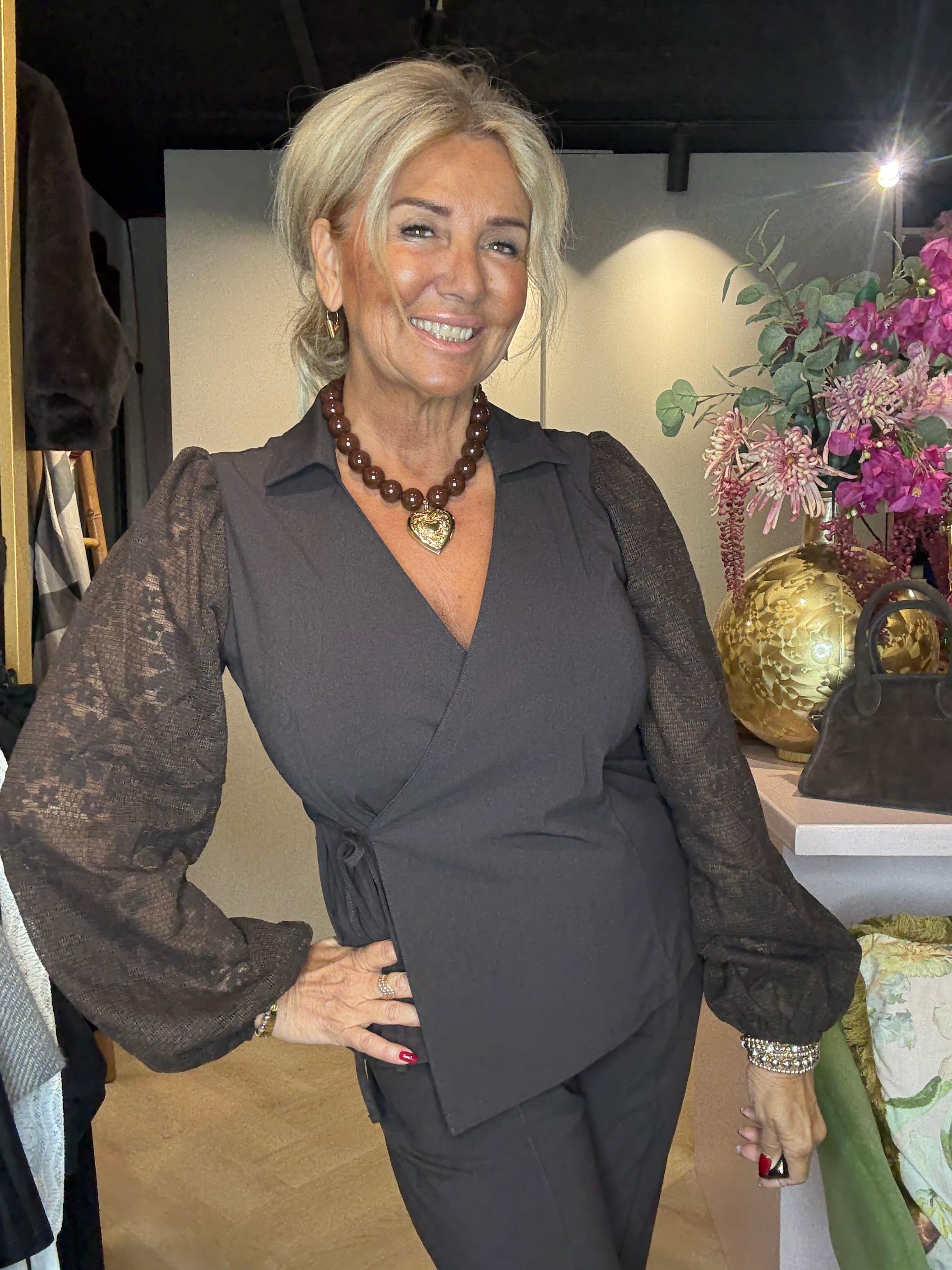 Triple Nine Travel Blouse 6925 Bruin